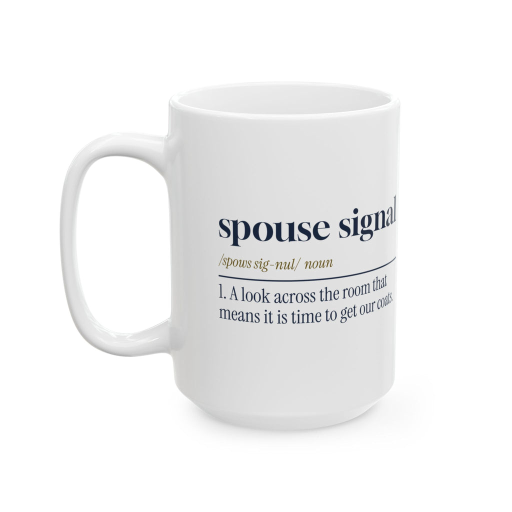 Funny Christmas In Laws Coffee Mug Spouse Signal Definition