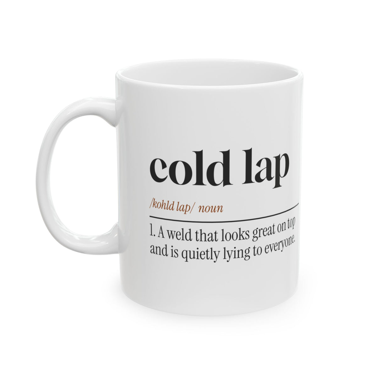 Funny Welder Coffee Mug Cold Lap Dictionary Definition For Welders