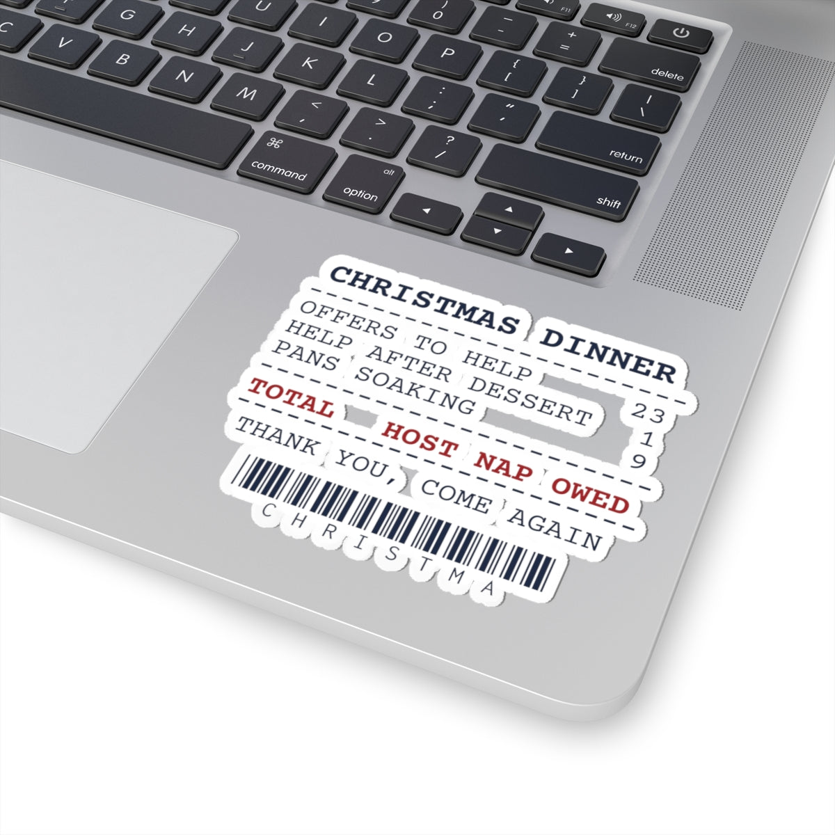 Funny Christmas Host Sticker Offers To Help 23 Receipt For Hosts