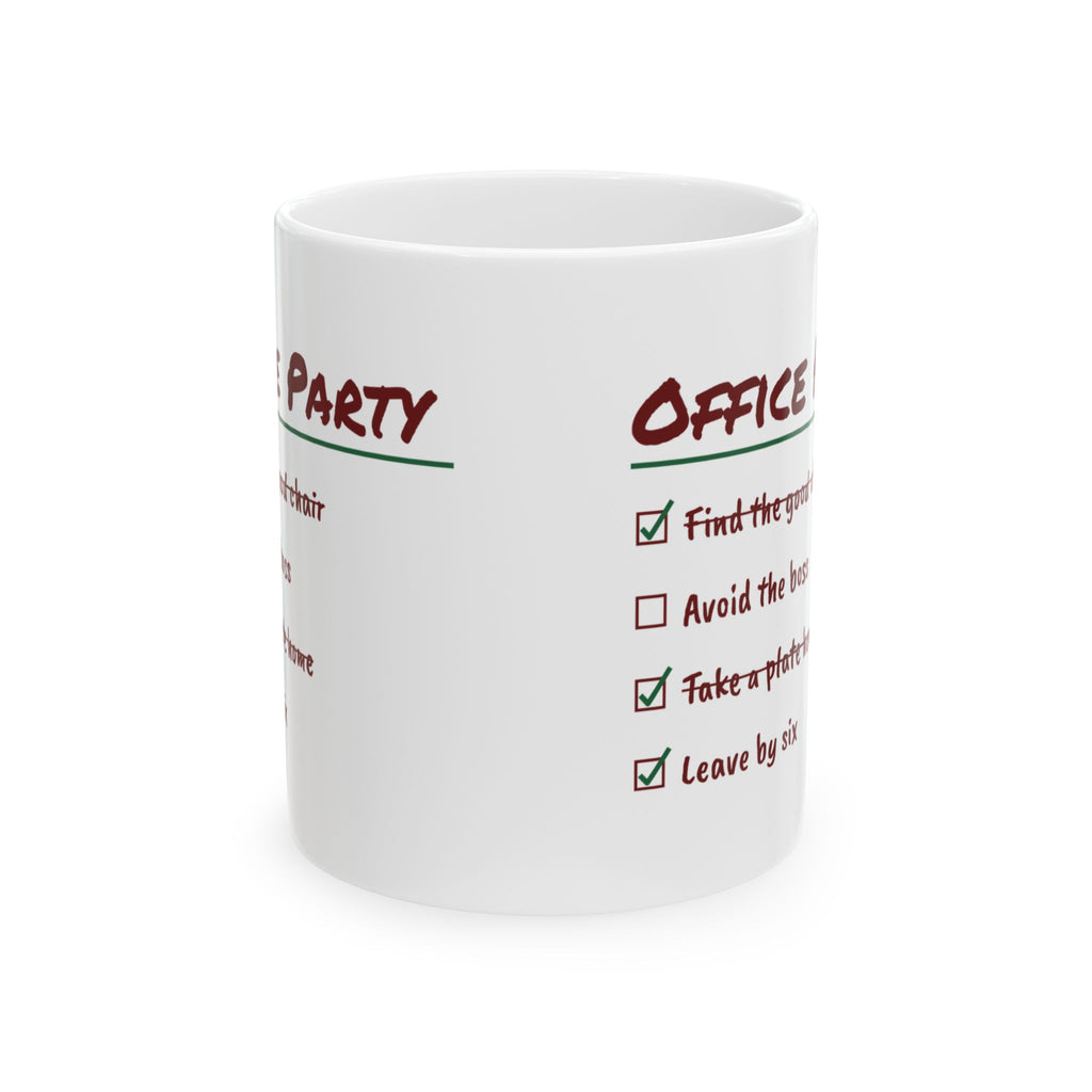 Funny Christmas Coworker Coffee Mug Take A Plate Home Leave By Six
