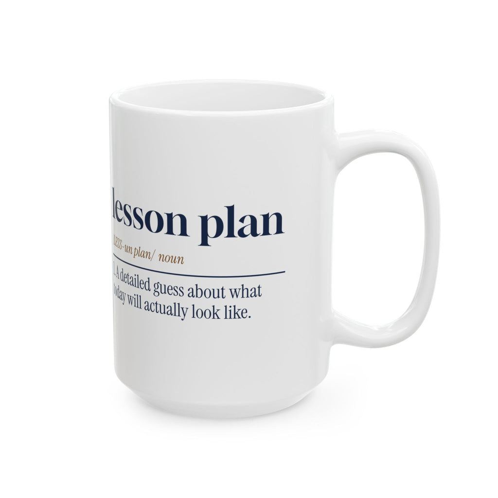 Funny Lesson Plan Dictionary Coffee Mug For Teachers