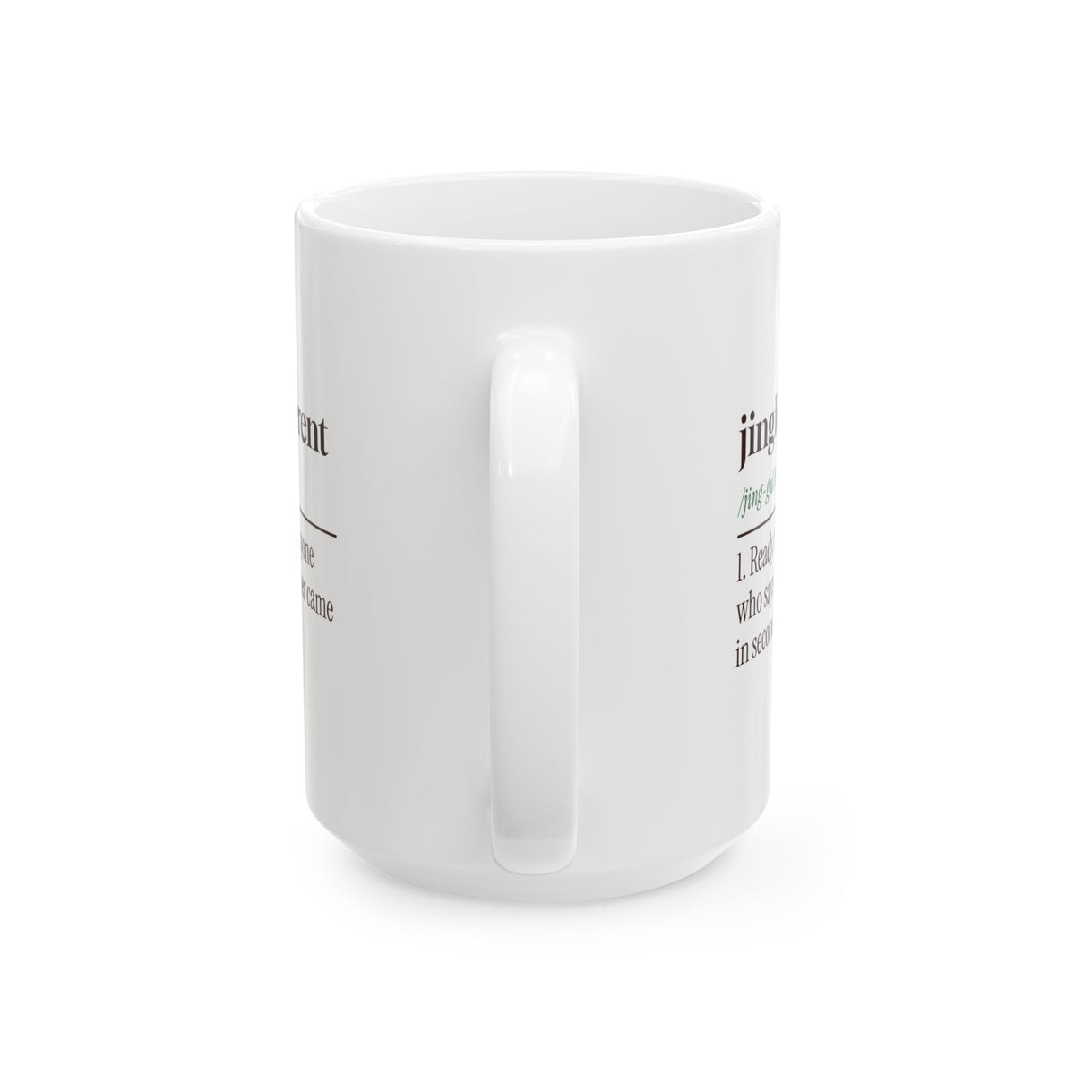 Funny Ugly Sweater Contest Coffee Mug Jingle-Belligerent Dictionary