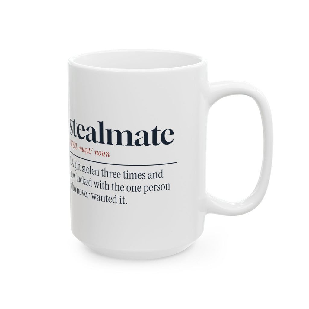 Funny White Elephant Coffee Mug Stealmate Locked With The Wrong Person