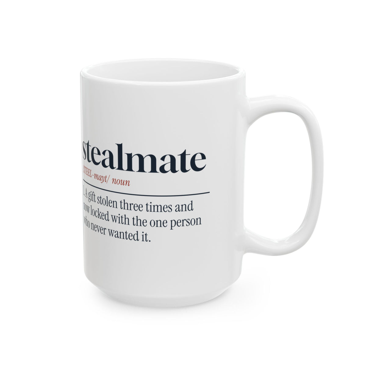 Funny White Elephant Coffee Mug Stealmate Locked With The Wrong Person