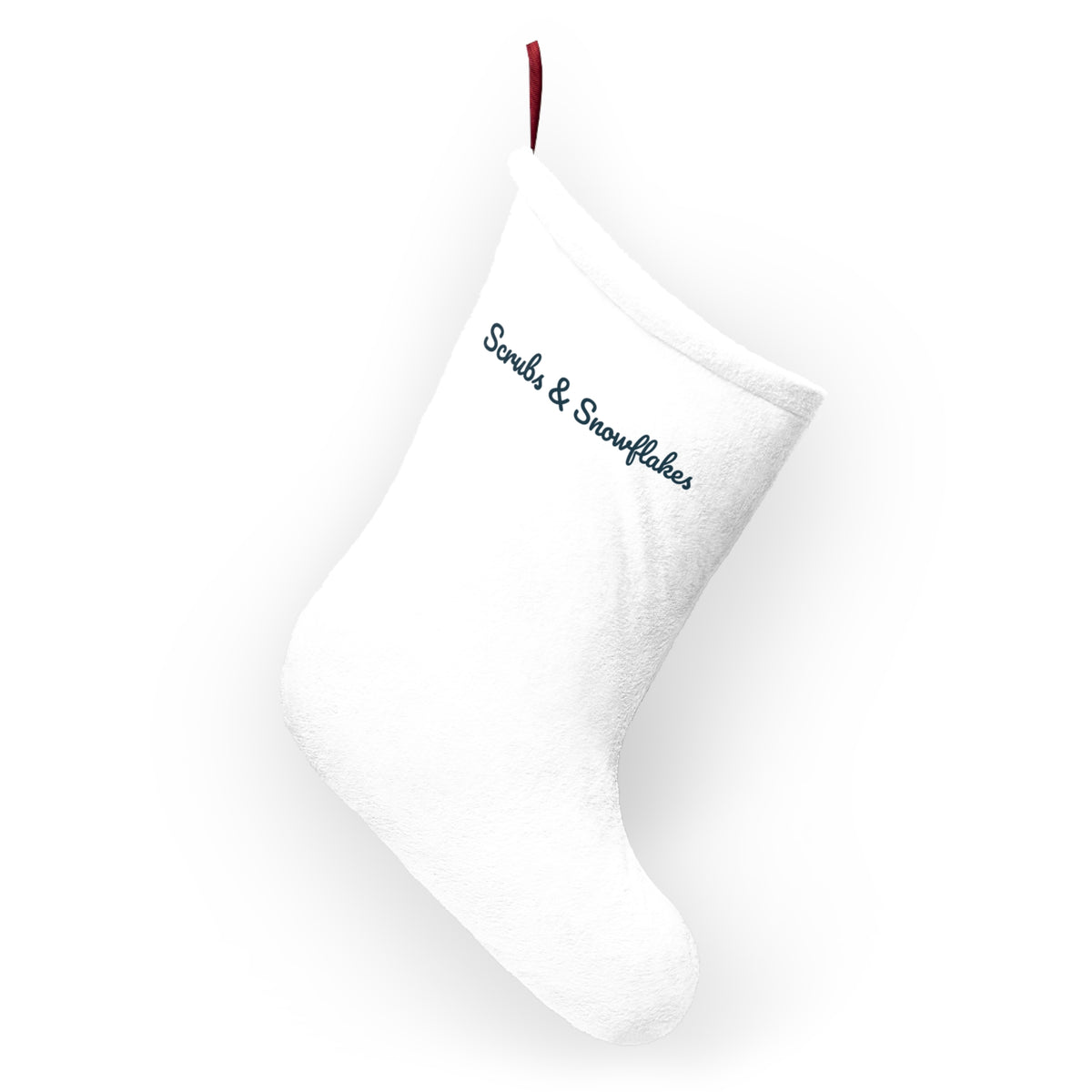 Christmas Nurse Christmas Stocking Scrubs And Snowflakes For Nurses