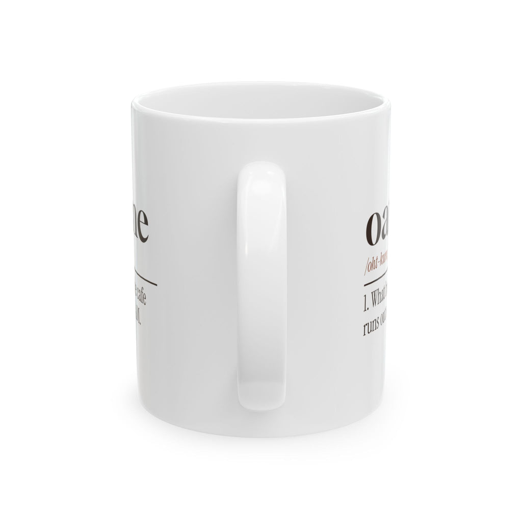 Funny Barista Coffee Mug Oatcome Definition For Baristas