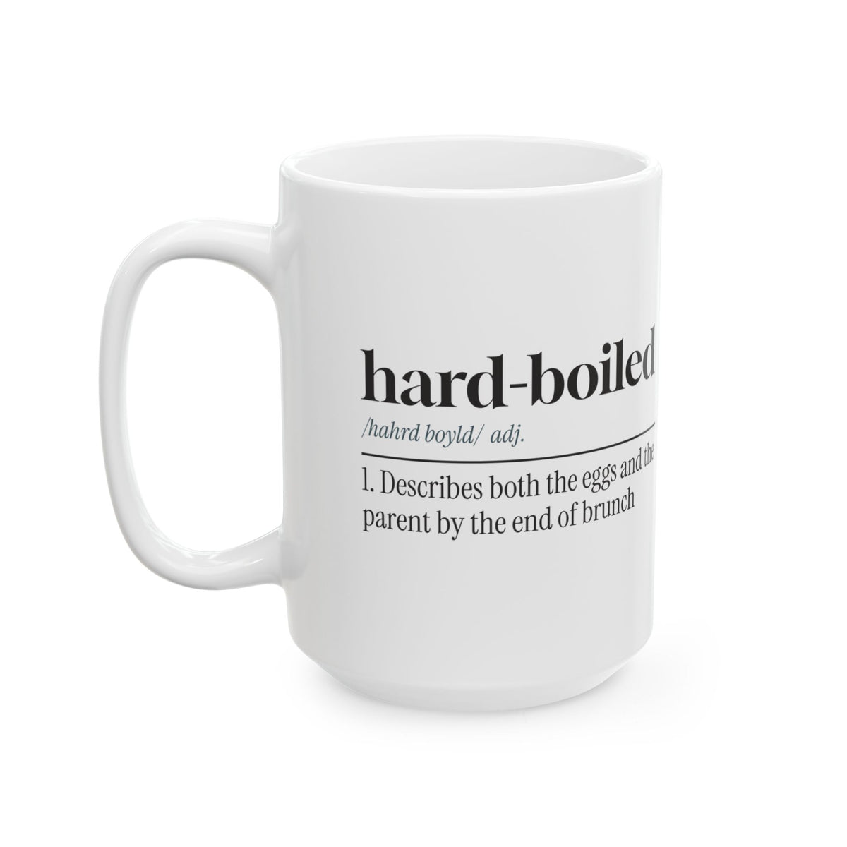 Funny Brunch Coffee Mug Hard-Boiled Dictionary For Parents
