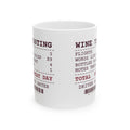 Funny Wine Lover Coffee Mug Bottles Bought 4 Notes Taken 1 Receipt