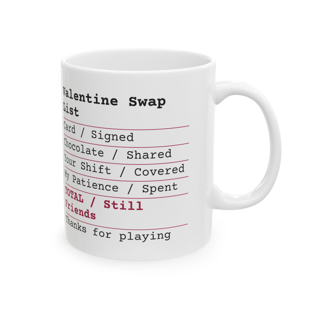 Funny Office Valentine Swap Coffee Mug For Coworkers