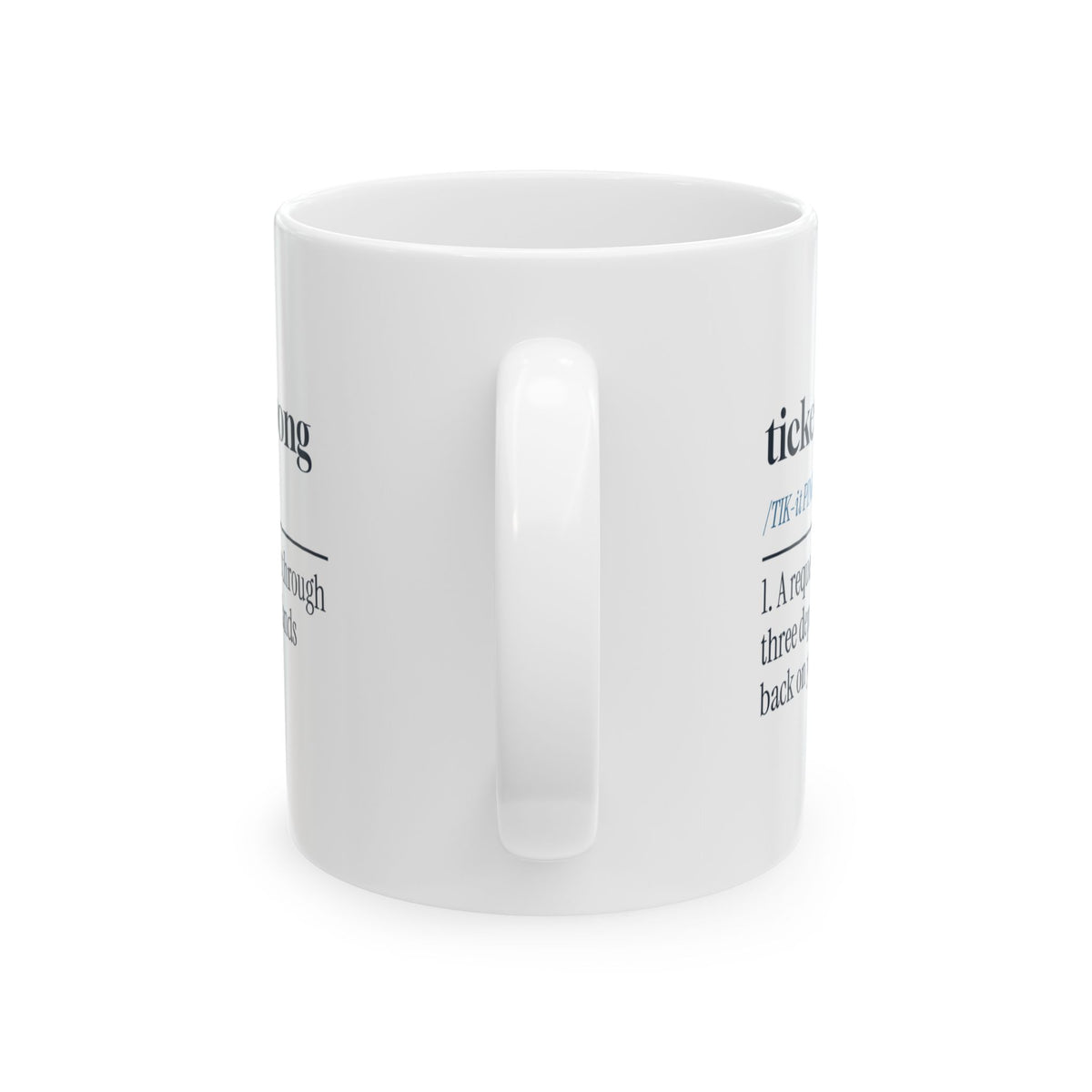 Funny IT Support Coffee Mug Ticket Ping-Pong Dictionary Definition