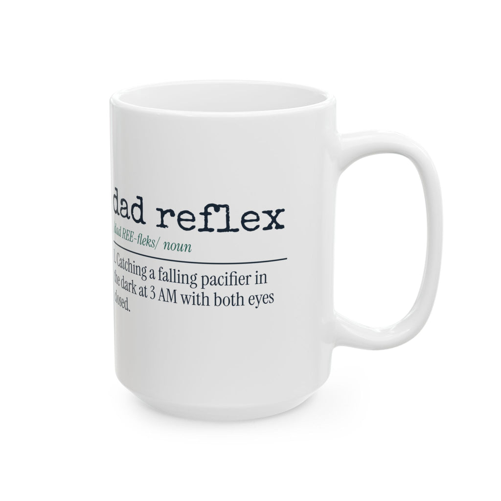 Funny New Dad Coffee Mug Dad Reflex Definition For First Time Dads