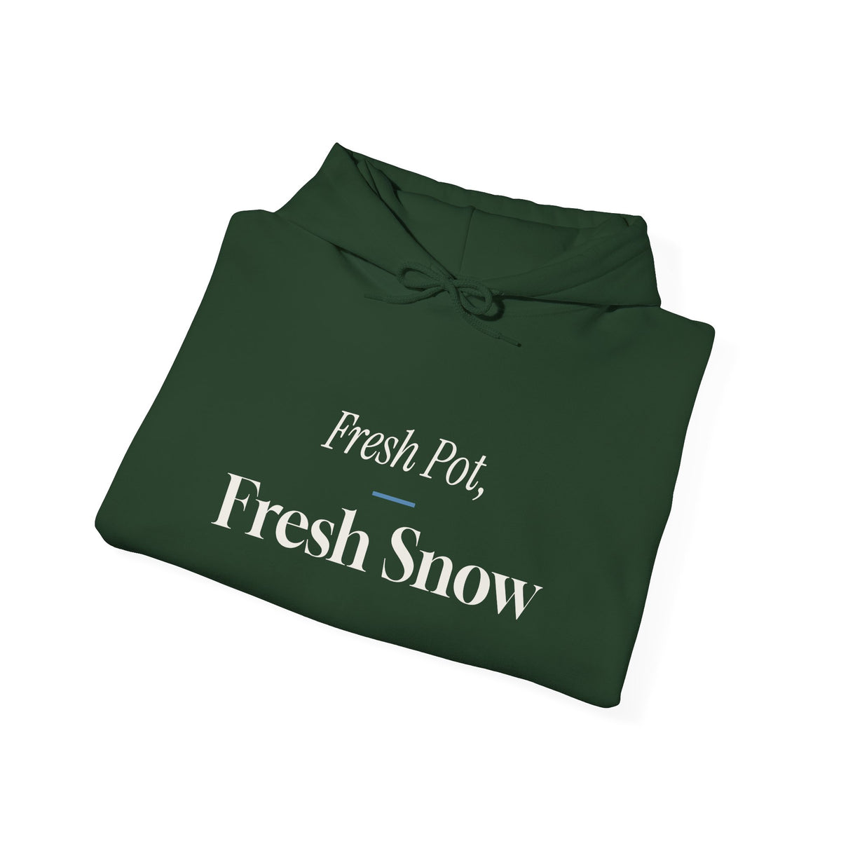 Christmas Hoodie Fresh Pot Fresh Snow Winter Morning