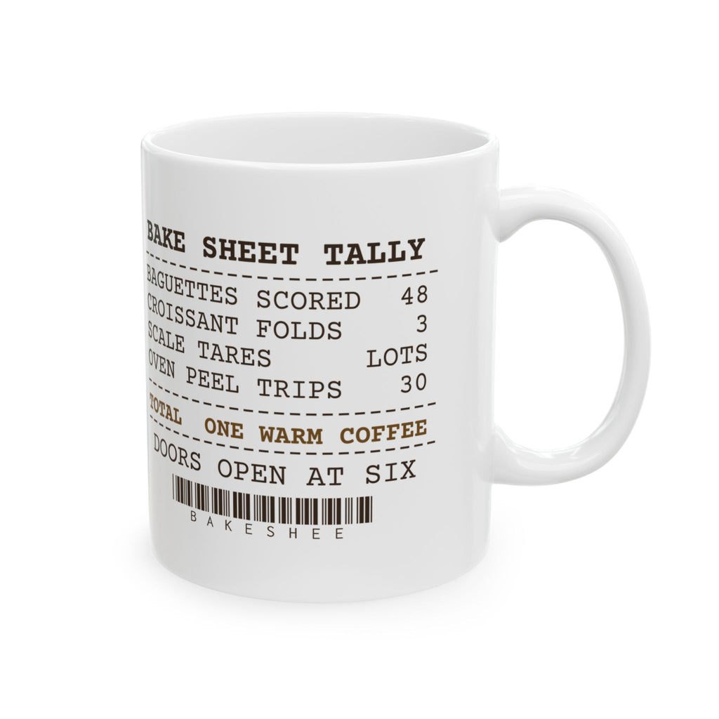 Funny Baker Coffee Mug Baguettes Scored 48 Bakery Receipt For Bakers