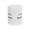 Funny Corgi Mug Twelve Inches Tall Runs The House For Corgi Owners
