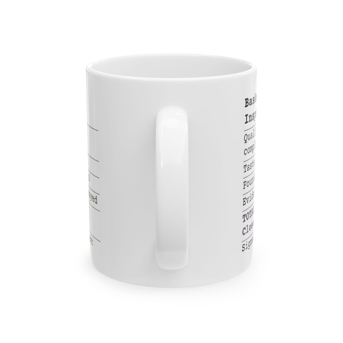 Funny Easter Candy Inspector Receipt Coffee Mug For Parents
