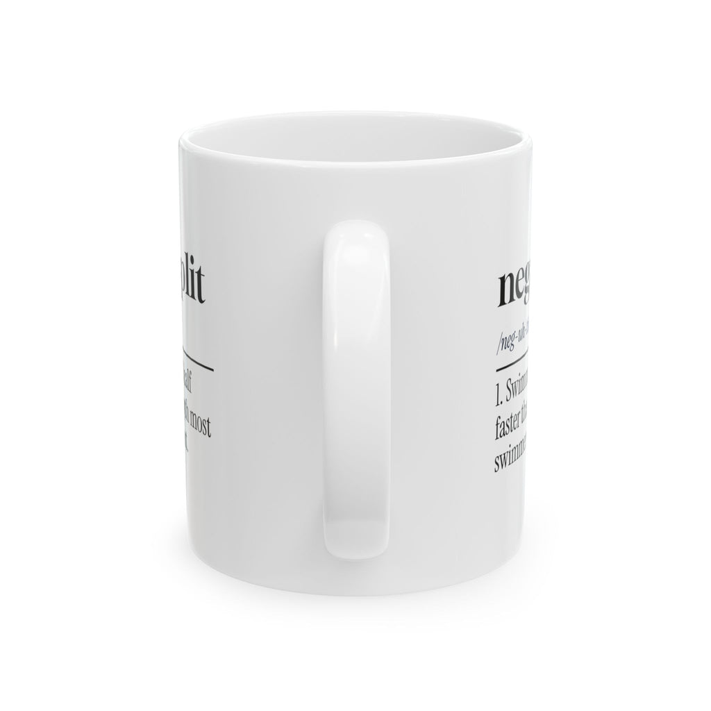 Negative Split Coffee Mug For Swimmers