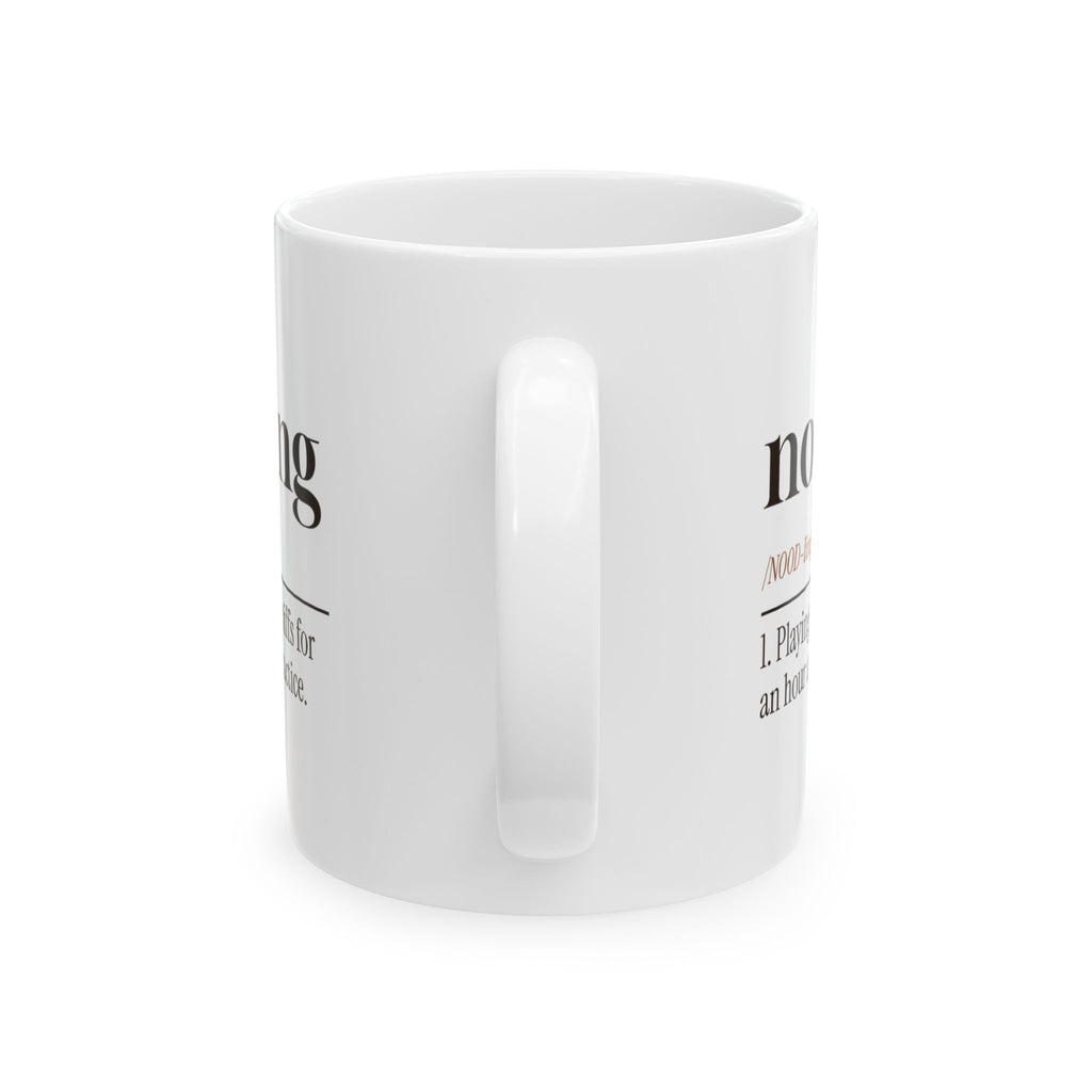Funny Guitarist Coffee Mug Noodling Dictionary Definition For Musicians