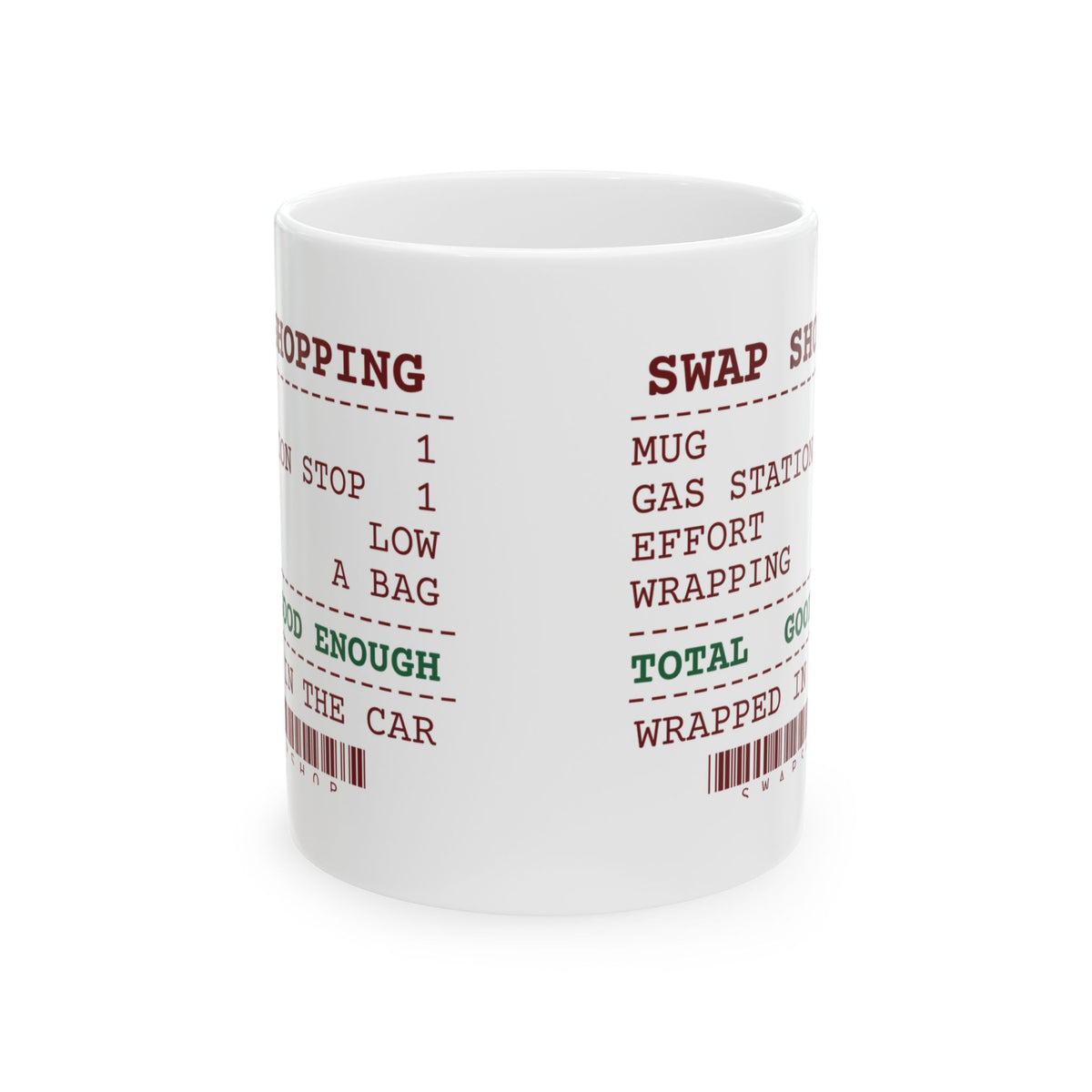 Funny White Elephant Coffee Mug Gas Station Find Wrapped In The Car