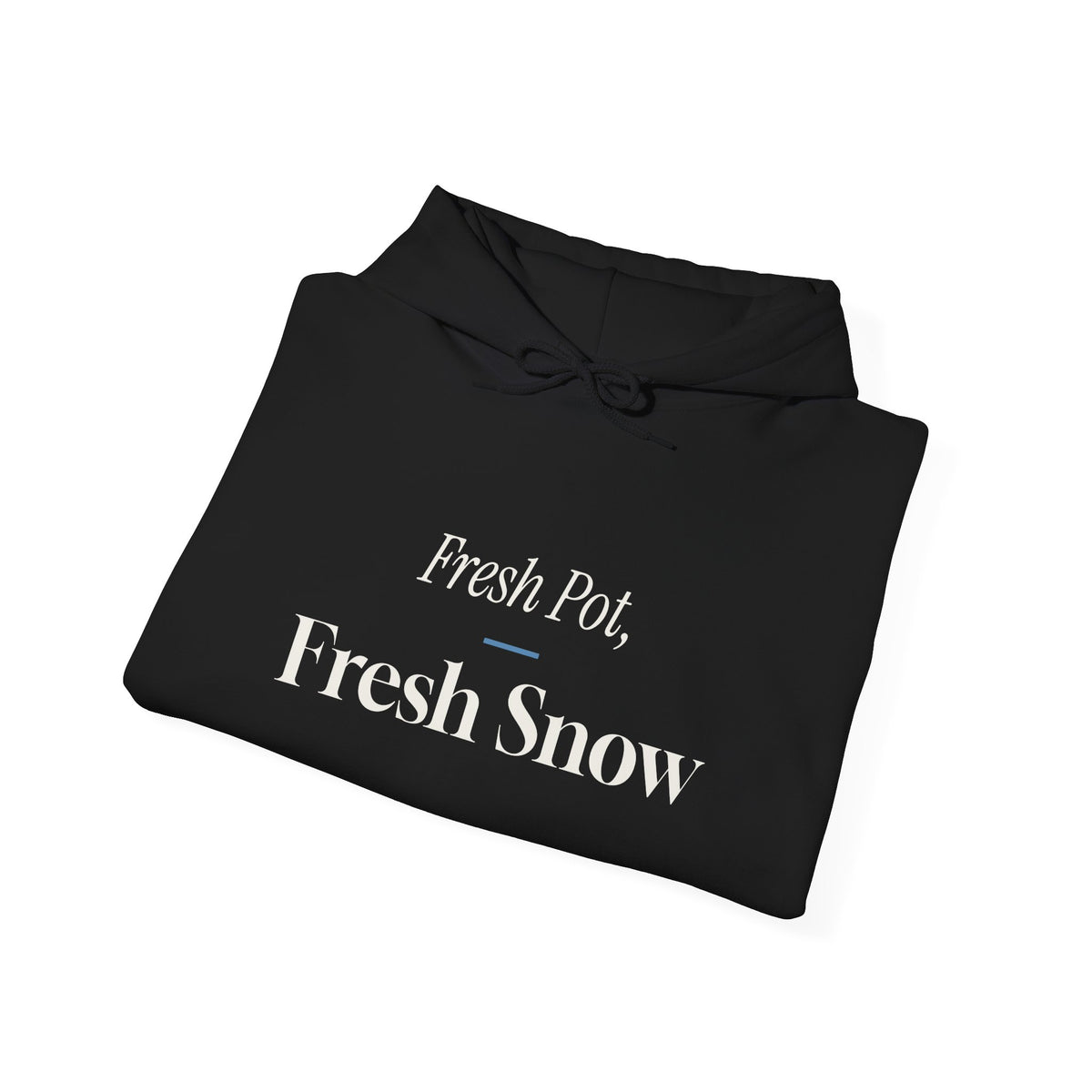 Christmas Hoodie Fresh Pot Fresh Snow Winter Morning