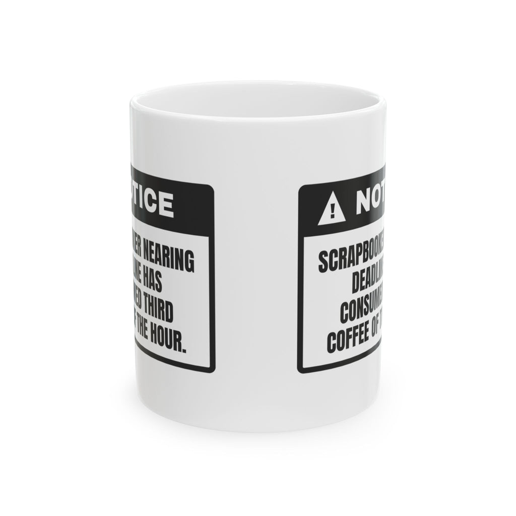 Third Coffee Of The Hour Coffee Mug For Scrapbookers