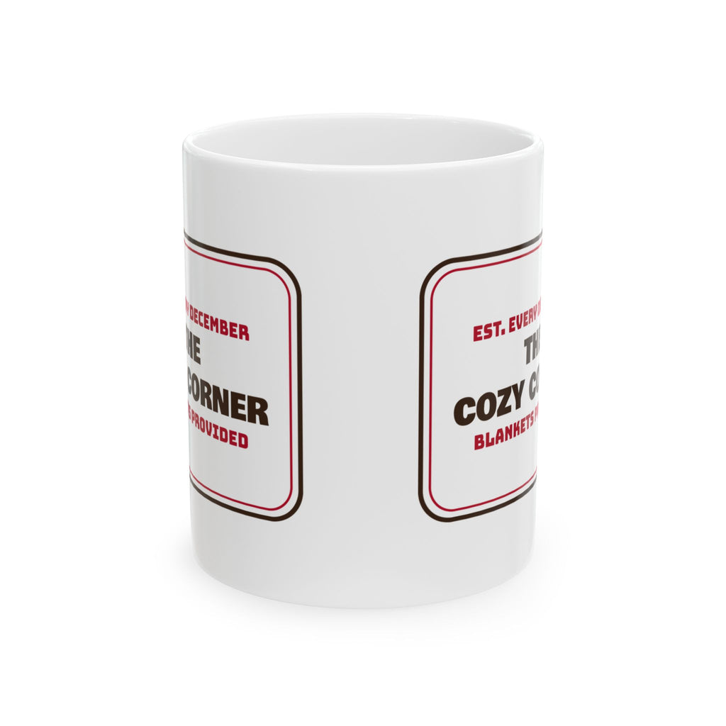 Christmas Coffee Mug The Cozy Corner Blankets Provided
