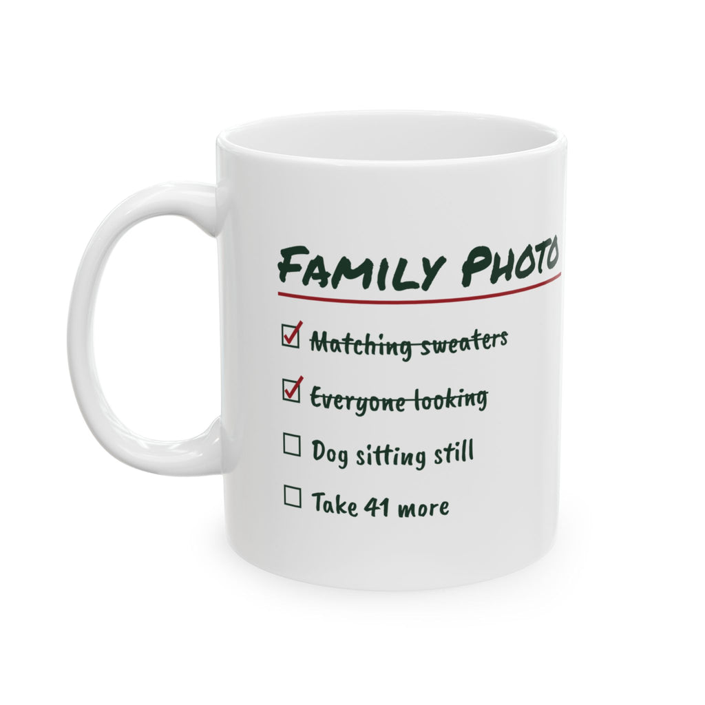 Funny Christmas Coffee Mug Family Photo Take 41 More For Families