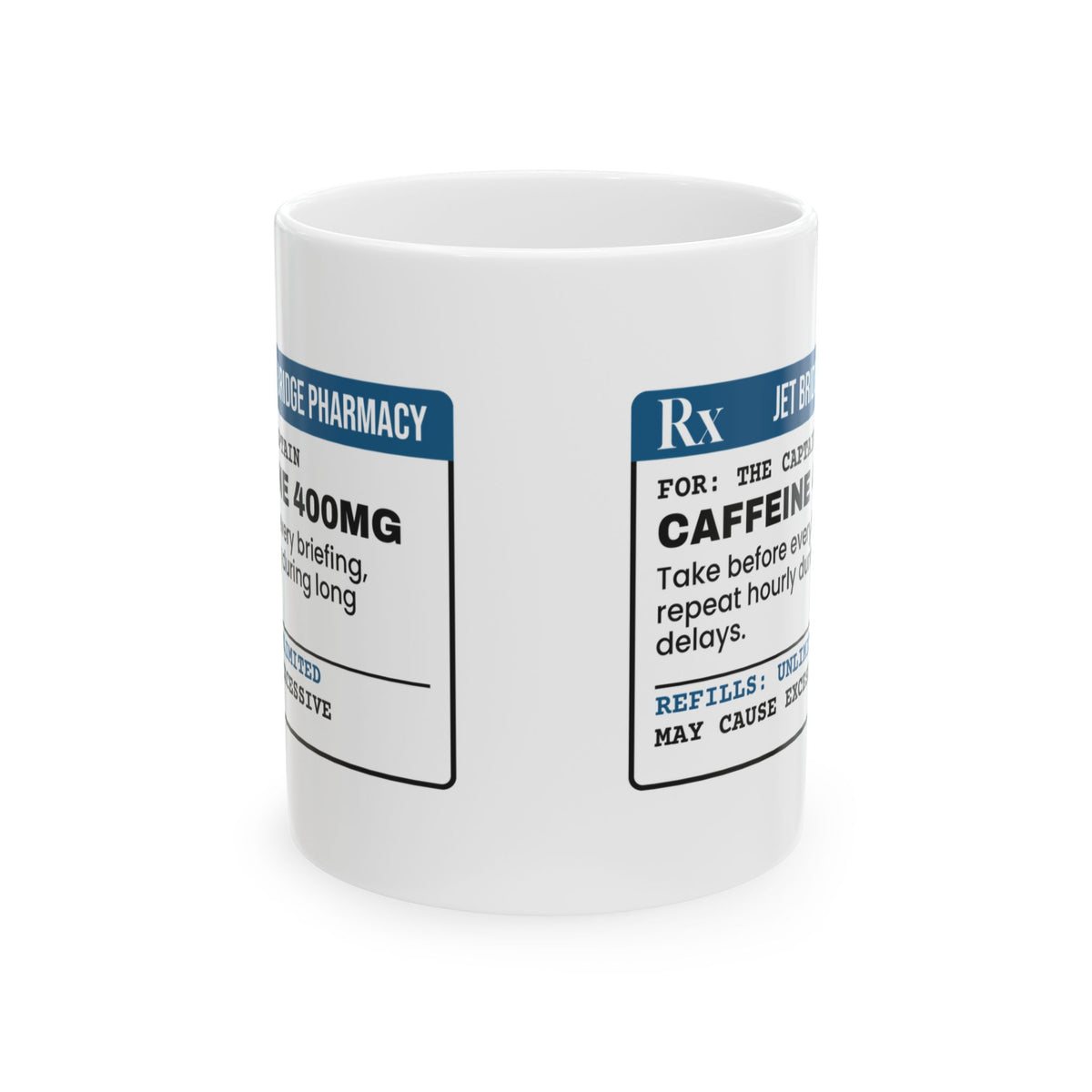 Pilot Coffee Mug Caffeine 400mg Before Every Briefing