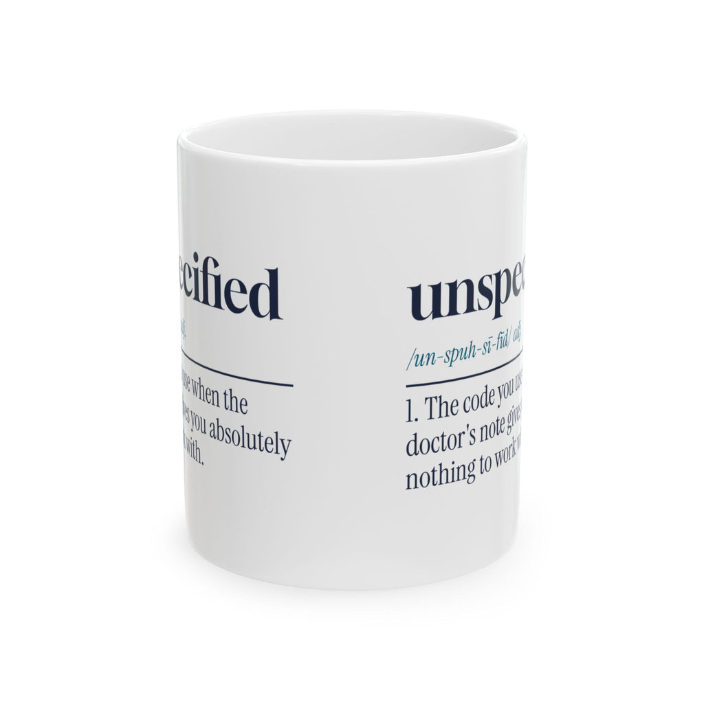 Medical Coder Coffee Mug Unspecified The Code