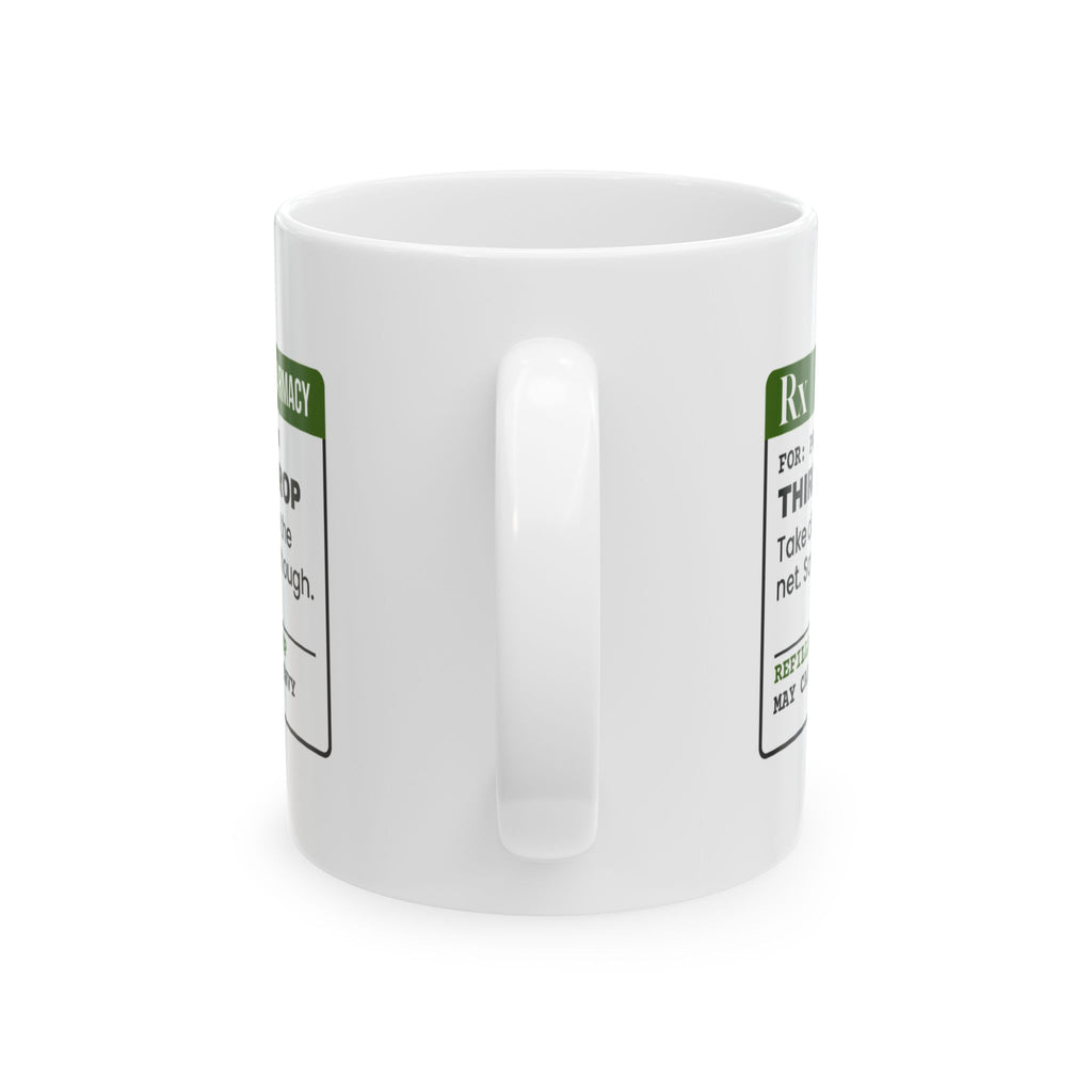 Funny Pickleball Coffee Mug Third Shot Drop Prescription
