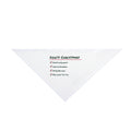 Funny Christmas Dog Bandana Dog's Christmas Checklist