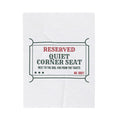 Funny Christmas Throw Blanket Quiet Corner Seat Next To The Dog Ticket