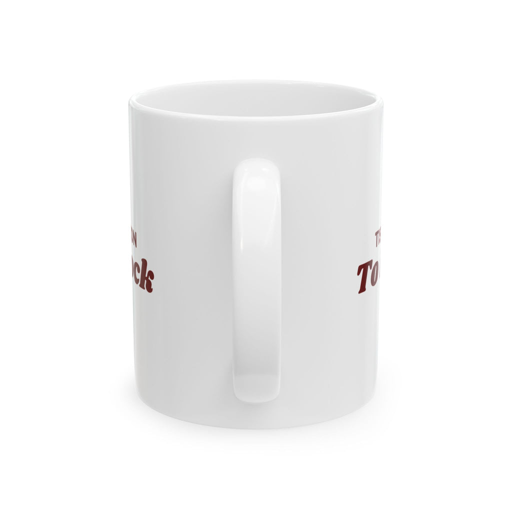 Funny Retail Christmas Coffee Mug Tis The Season To Restock
