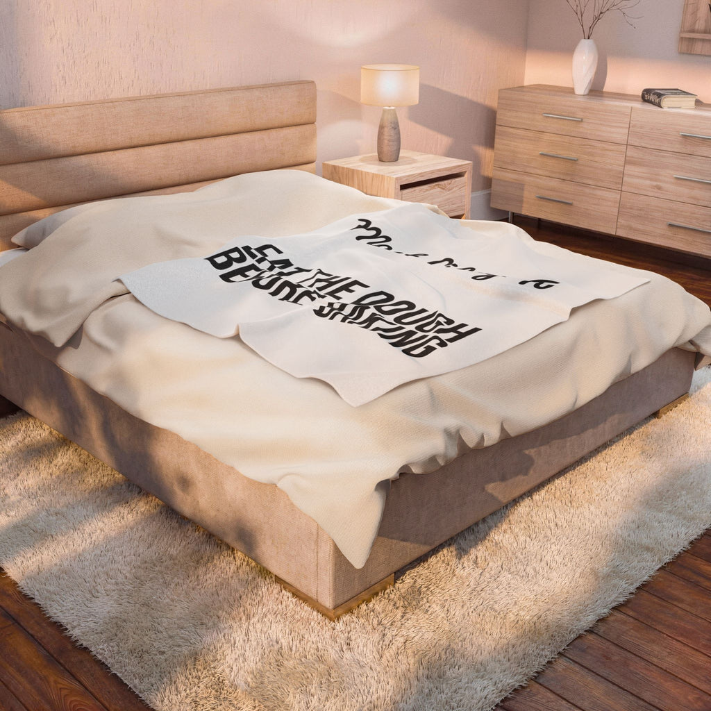 Funny Christmas Throw Blanket Most Likely To Eat The Dough Before Baking