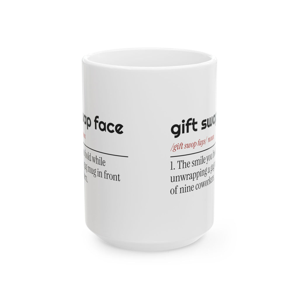 Funny White Elephant Coffee Mug Gift Swap Face Dictionary For Gift Swaps