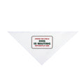 Funny Christmas Dog Bandana Dog Is Waiting Patiently-ish Sign