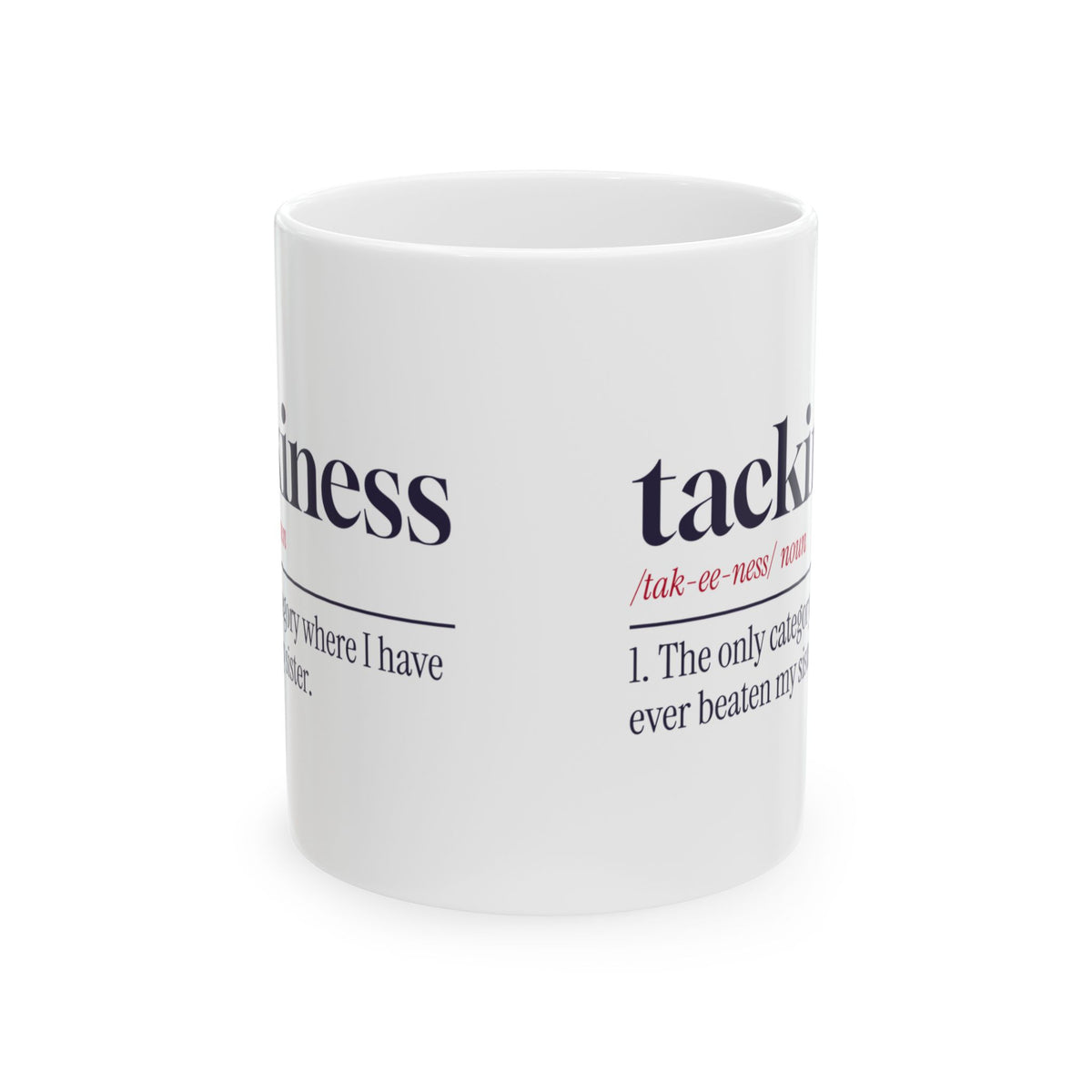 Funny Ugly Sweater Contest Coffee Mug Tackiness Definition For Siblings