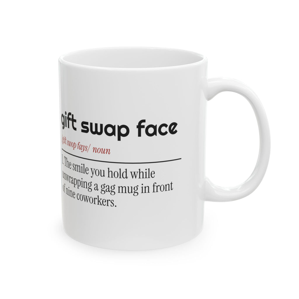 Funny White Elephant Coffee Mug Gift Swap Face Dictionary For Gift Swaps
