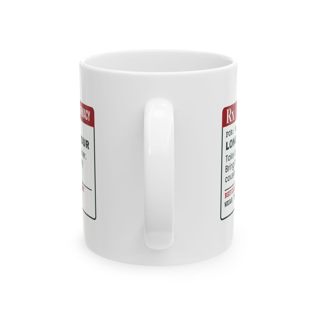 Funny Family Christmas Coffee Mug After-Dinner Walk Prescription