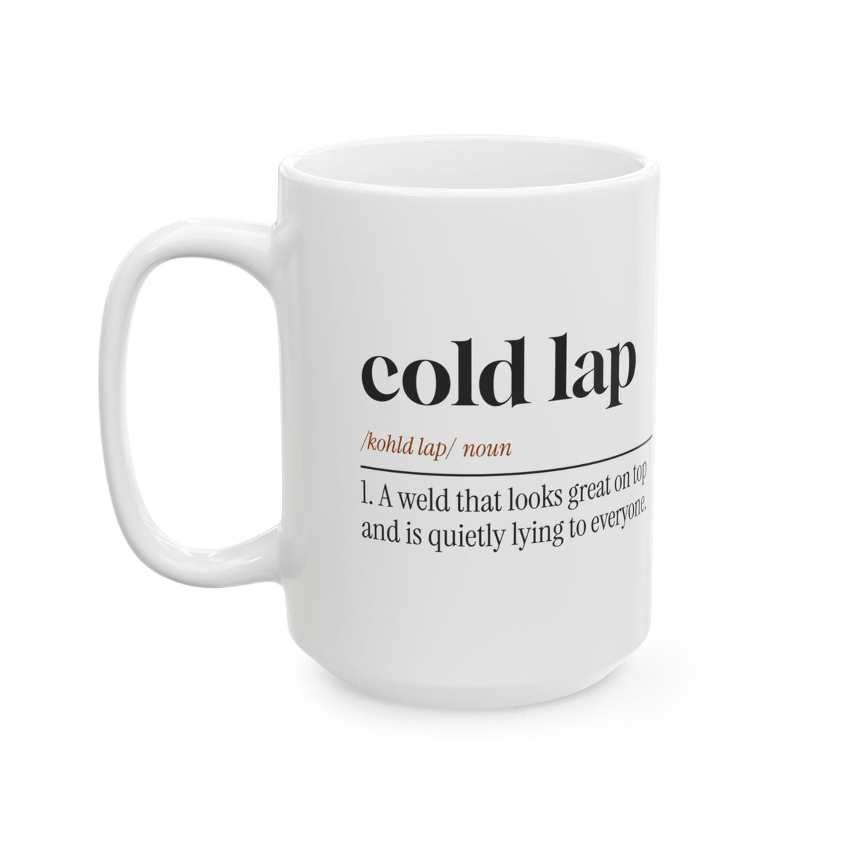 Funny Welder Coffee Mug Cold Lap Dictionary Definition For Welders