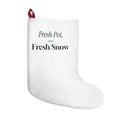 Christmas Stocking Fresh Pot Fresh Snow Winter Morning