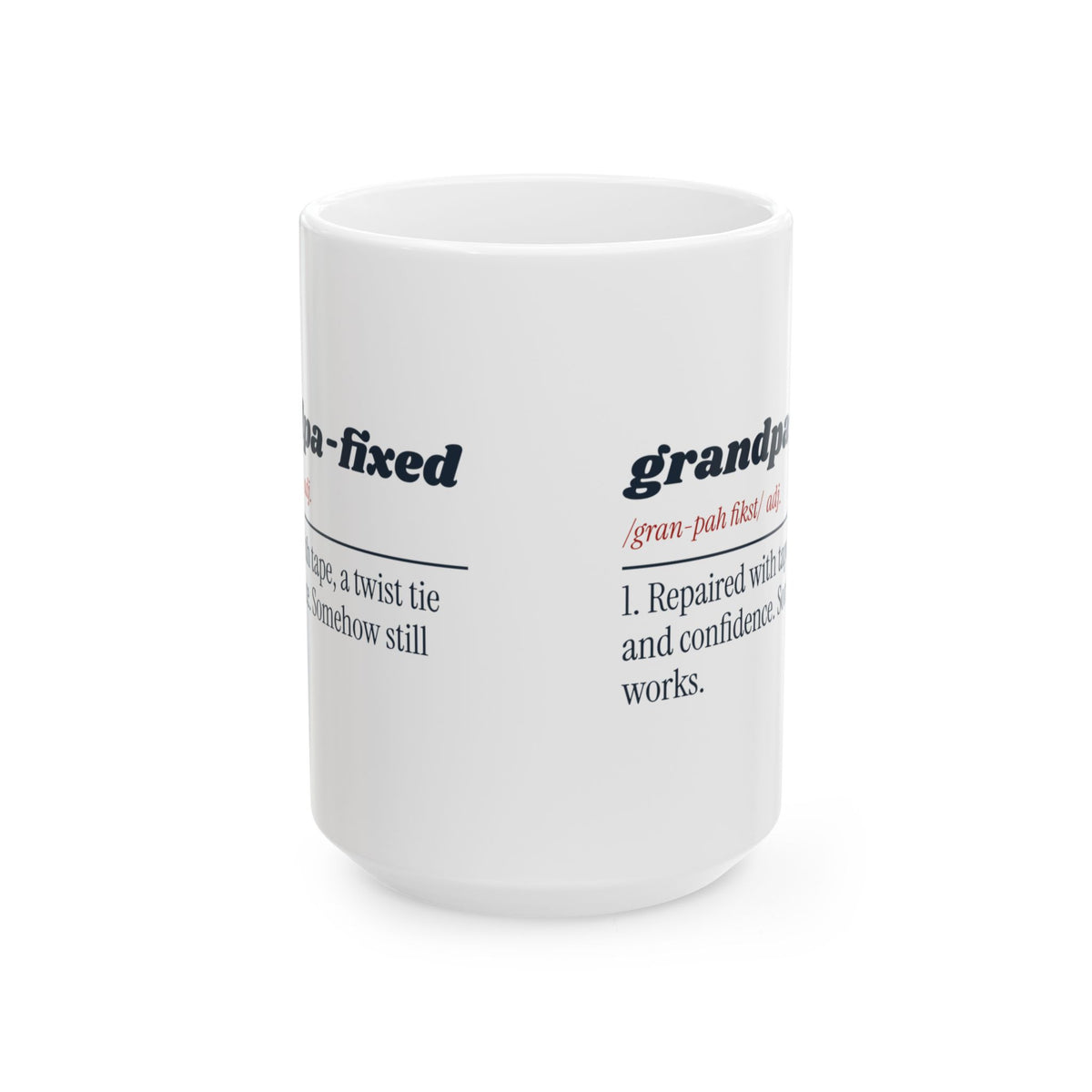 Funny Grandpa Coffee Mug Grandpa Fixed Dictionary Definition
