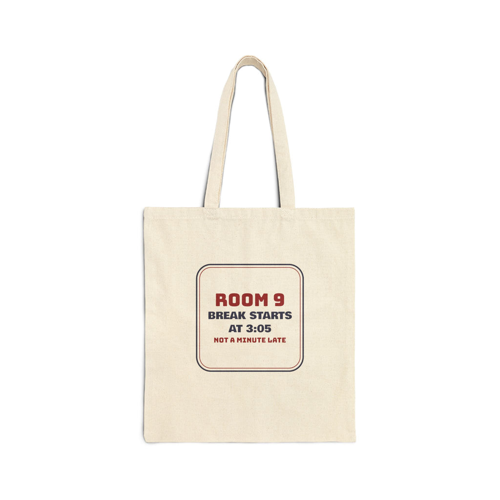Funny Christmas Teacher Tote Bag Winter Break Starts At 3:05