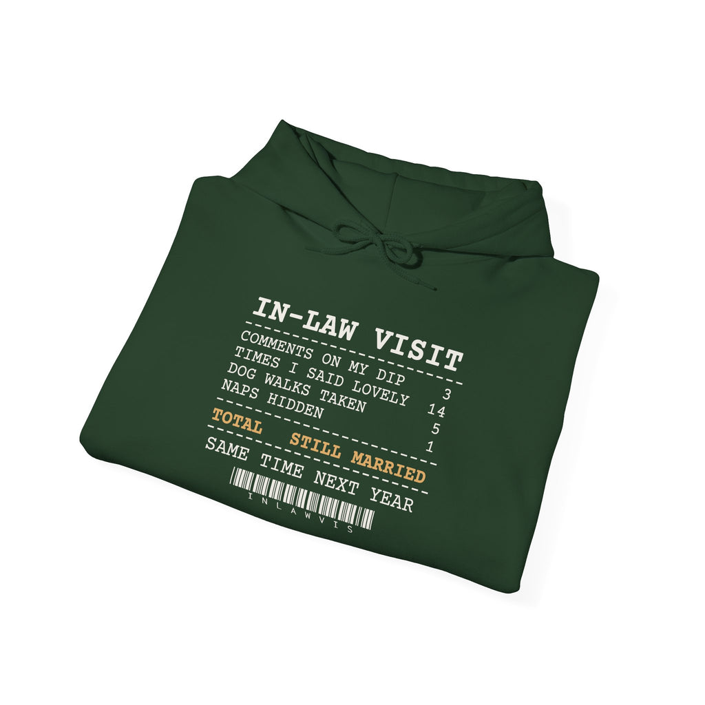 Funny Christmas In-Laws Hoodie Times I Said Lovely 14 Receipt