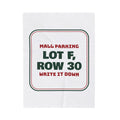 Funny Christmas Shopping Throw Blanket Lot F Row 30 Write It Down