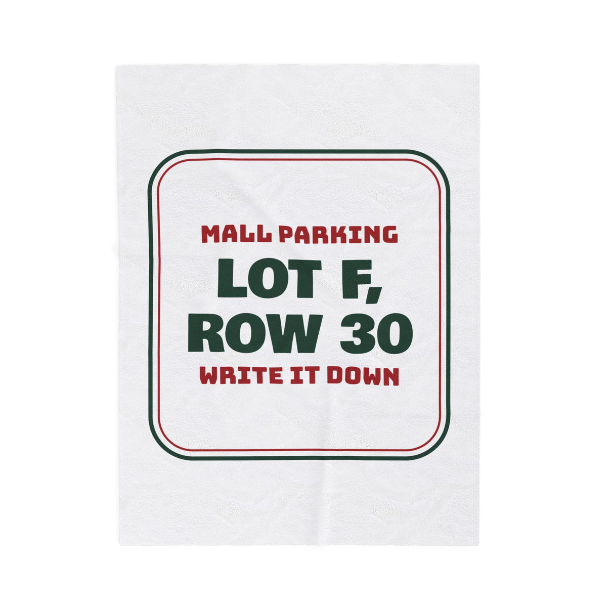 Funny Christmas Shopping Throw Blanket Lot F Row 30 Write It Down