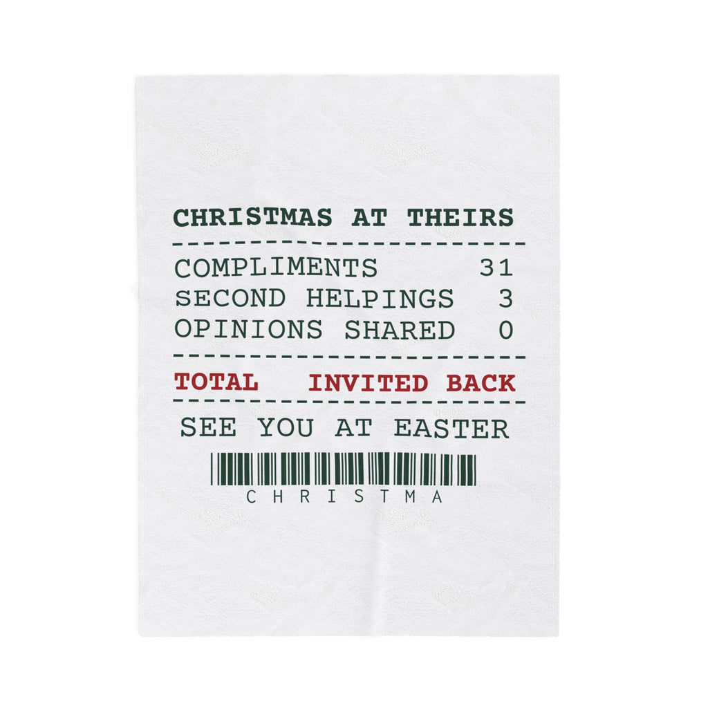 Funny In-Laws Christmas Throw Blanket Opinions Shared 0 Invited Back