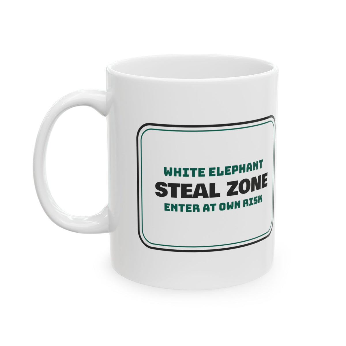 White Elephant Steal Zone Coffee Mug For Party