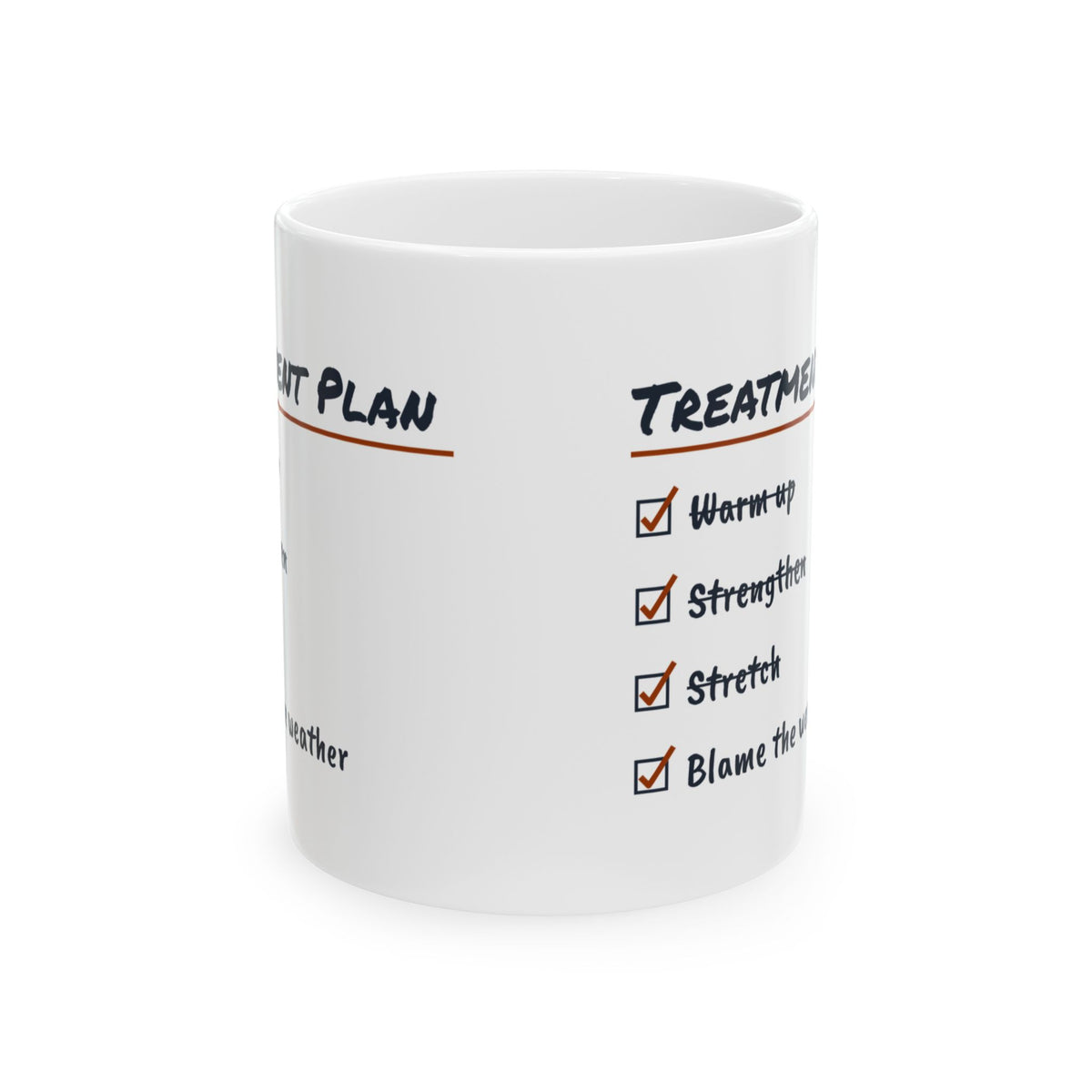 Physical Therapist Coffee Mug Treatment Plan