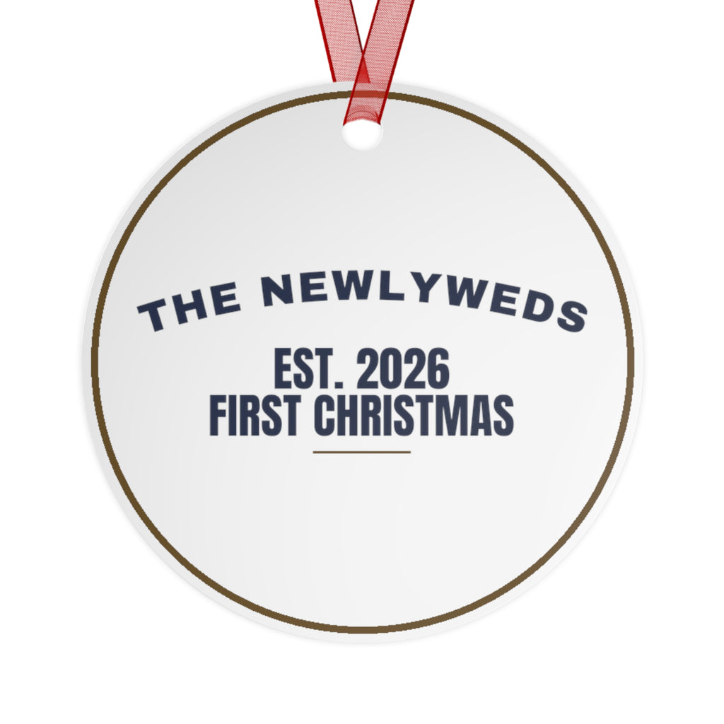 Christmas Ornament The Newlyweds Est 2026 First Christmas