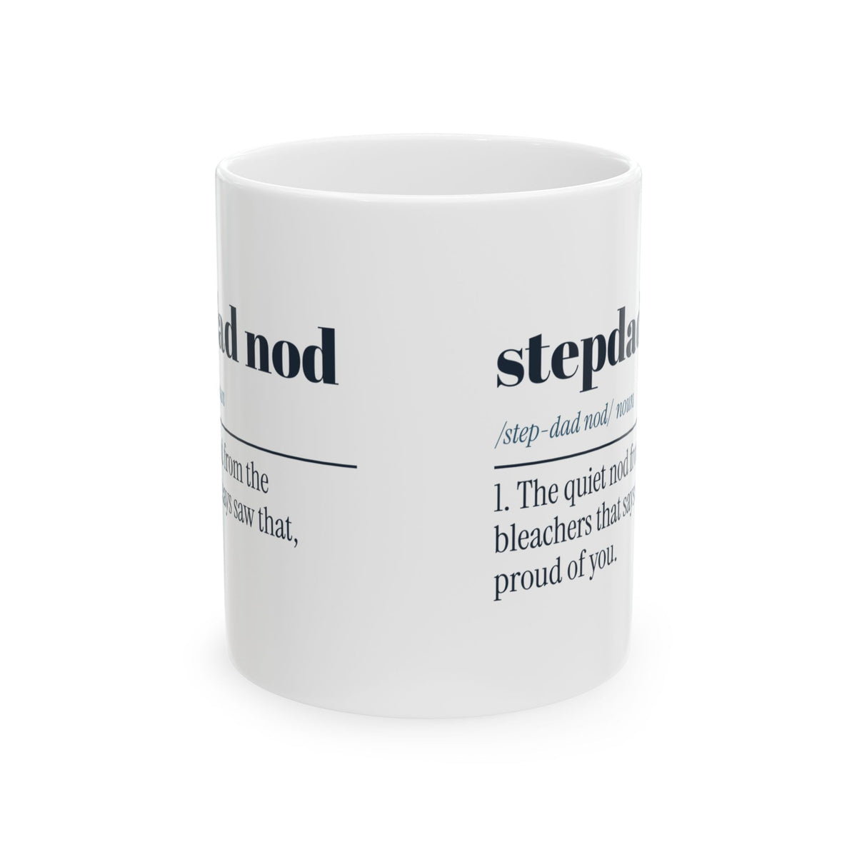 Father's Day Coffee Mug Stepdad Nod Dictionary For Bonus Dad